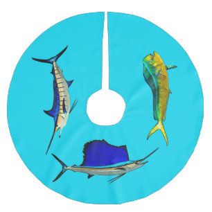 Marlin, Sailfish and Mahi Tree Skirt