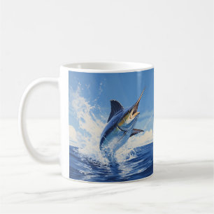 Marlin, sailfish coffee mug
