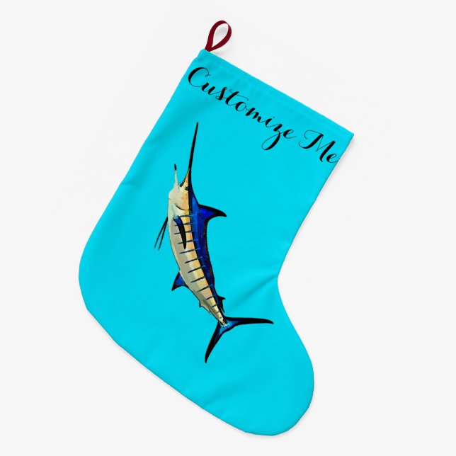 Marlin Stocking (Front (Hanging))
