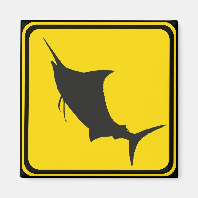 Marlins Ahead! Magnet (Front)