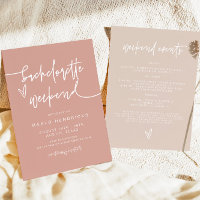 MARLO Boho Blush Bachelorette Weekend Itinerary