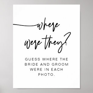 MARLO Bold Modern Where Were They Sign