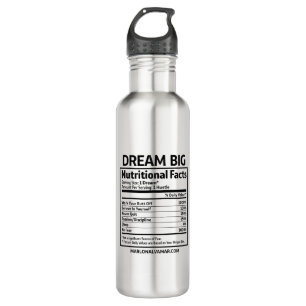 Marlon Alvamar Dream Big Water Bottle