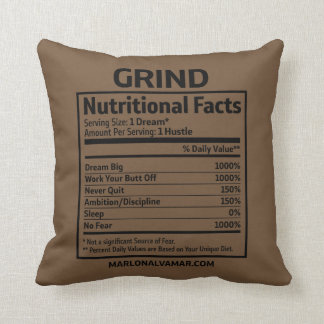 Marlon Alvamar Grind  Pillow