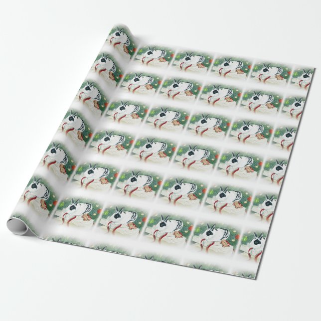 Marlon packages wrapping paper (Unrolled)
