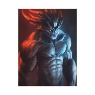 Marloth Grater Demon of Might Poster Canvas Print
