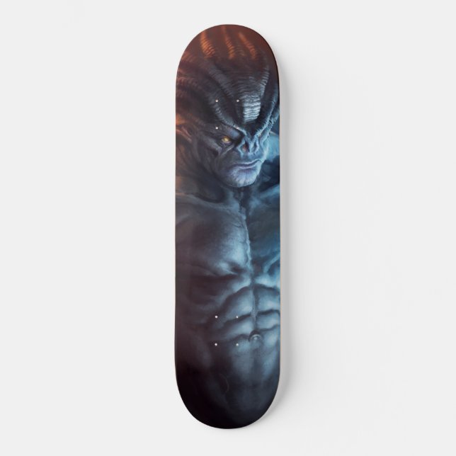 Marloth Grater Demon of Might Skateboard (Front)