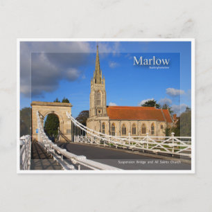 Marlow Bridge Postcard