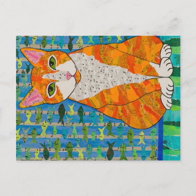 Marmalade Cat Postcard (Front)