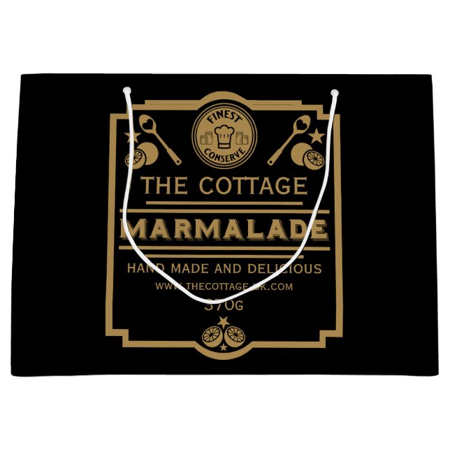 Marmalade Conserve Maker Large Gift Bag (Front)