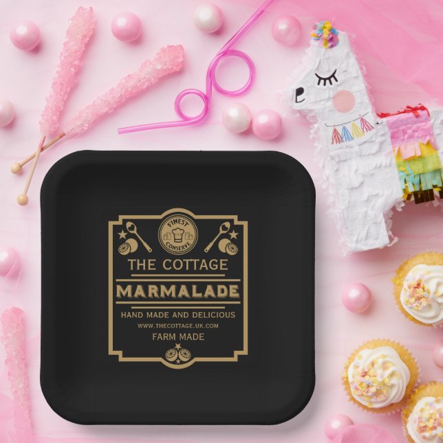 Marmalade Conserve Maker Paper Plate (Party)