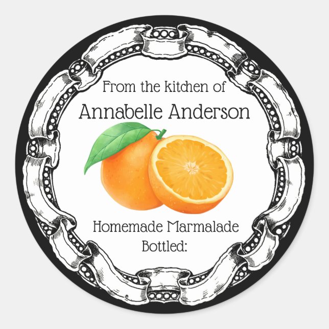 Marmalade Label Personalise (Front)