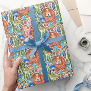 MARMALADE MISS Chow dog Wrapping Paper