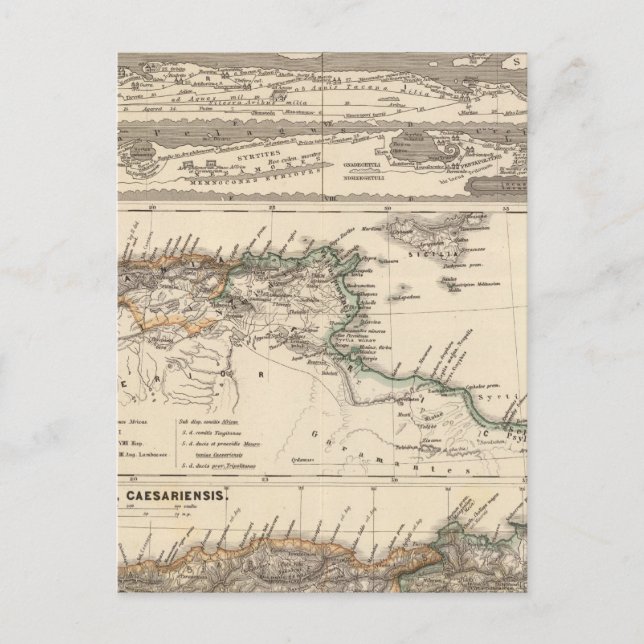 Marmarica, Cyrenaica, Africa, Numidia Postcard (Front)