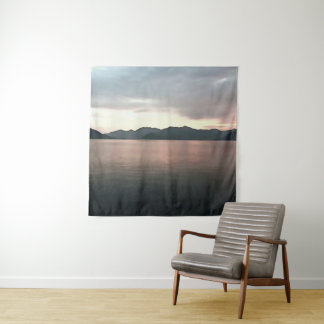 Marmaris Bay Coastal Artistic Sea Landscape Tapestry