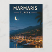 🌙 Marmaris Turkey Marina And Night Harbour Views 