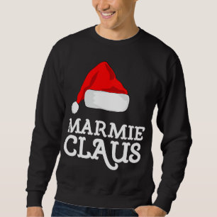 Marmie Claus Christmas Hat Family Pj Group Matchin Sweatshirt