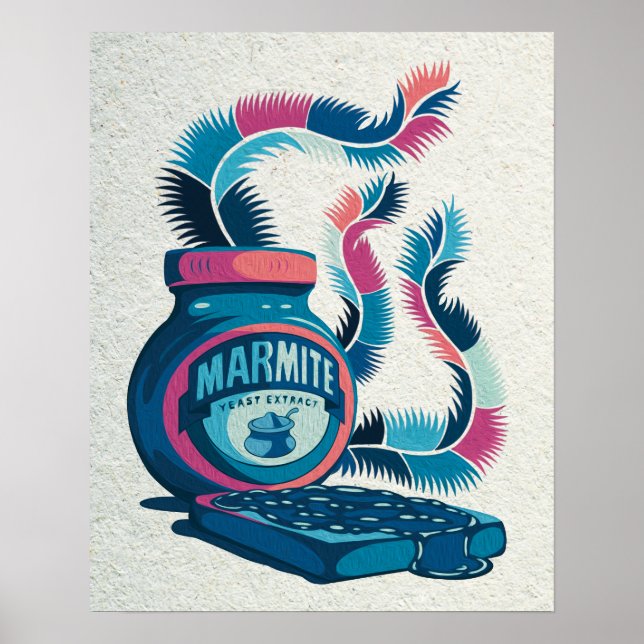 Marmite Still Life - Large Poster (Front)
