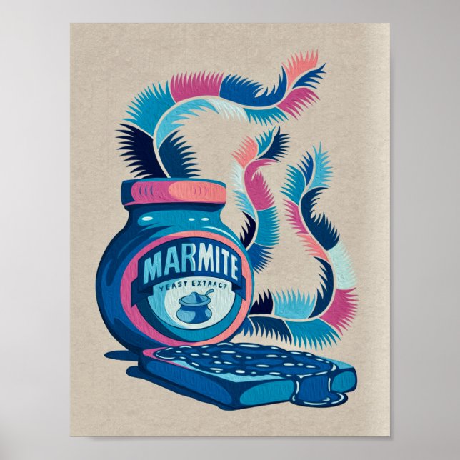 Marmite Still Life Poster (Front)