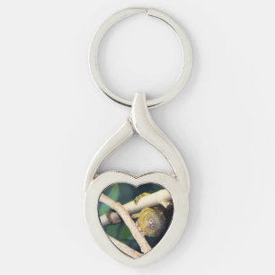 Marmoset Monkey Hi There, Metal Keyring