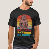 Marmot 1992 Birthday Vintage Marmot Retro Sunset