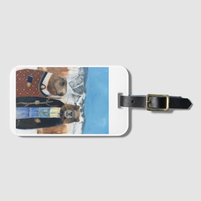 Marmot Bag Tag (American Gothic) (Front Horizontal)
