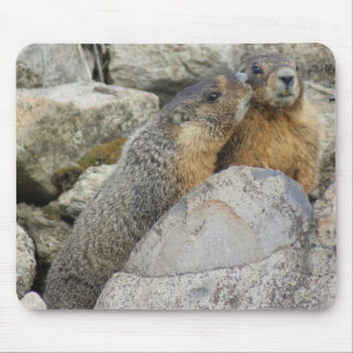 Marmot Love Mouse Mat