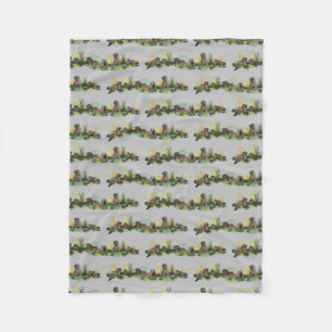Marmot Meadow Fleece Blanket (Grey)