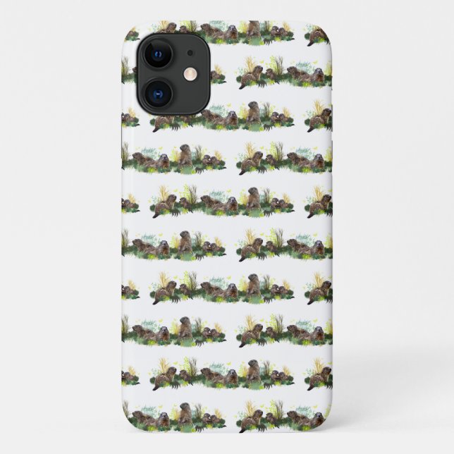 Marmot Meadow iPhone 11 Case (choose colour) (Back)