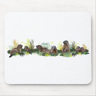 Marmot Meadow Mousemat (choose colour)