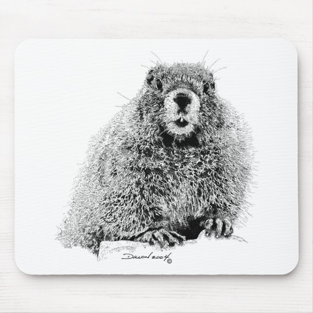 Marmot Mouse Mat (Front)