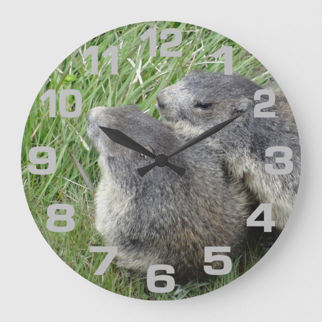 Marmots wall clock (Front)