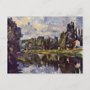Marne-Shore By Paul Cézanne (Best Quality) Postcard