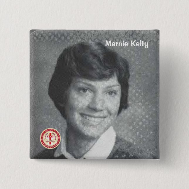 Marnie Kelty 15 Cm Square Badge (Front)