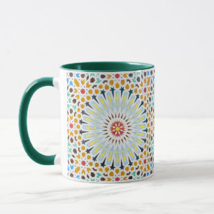 Marocain style vintage mug