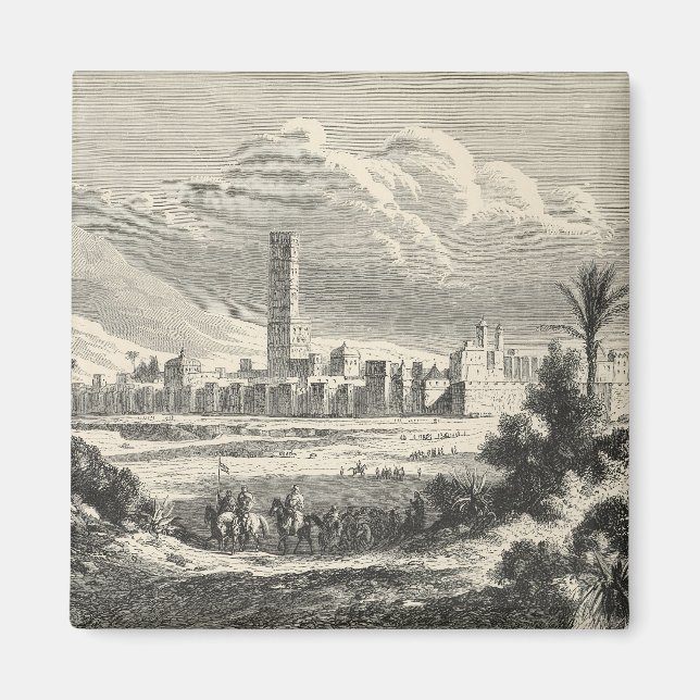 Marocco: Africa, 1860s Magnet (Front)
