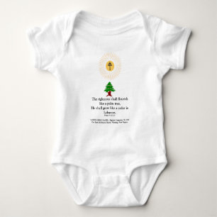 Maronite Church Baby Baptism Personalised Bodysuit