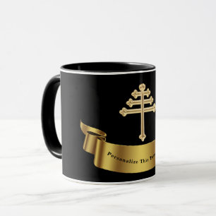 Maronite Church Cross Personalised Gift Mug