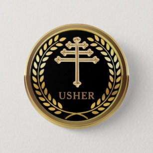 Maronite Church Usher Pin Button
