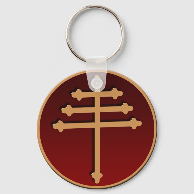 Maronite Cross Keychain (Front)