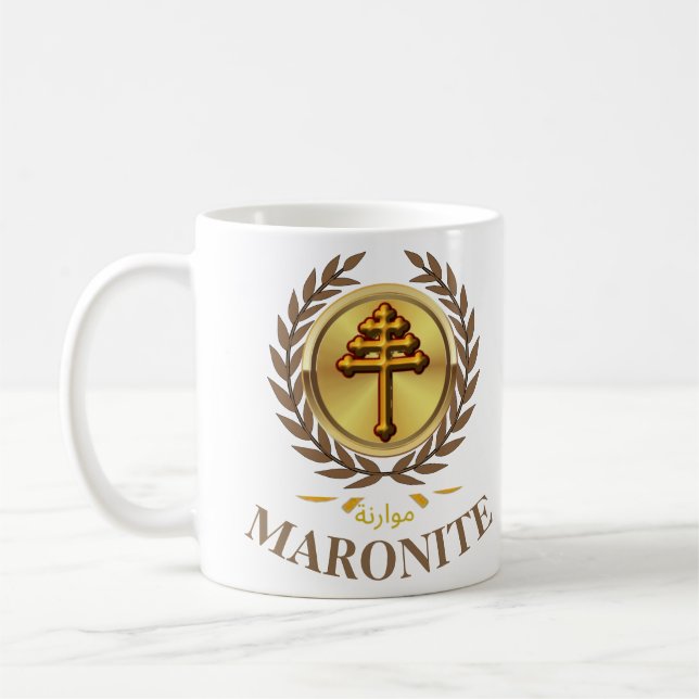 MARONITE  (Official Cross) Gift Mug (Left)