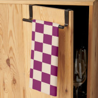 Maroon and beige chequerboard pattern