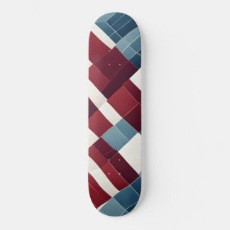 Maroon and blue background with textures skateboard