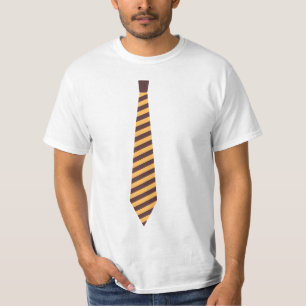 Maroon and Gold fake tie T-Shirt