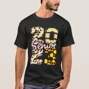 Maroon And Gold Senior 2023 Graduation Senior Clas T-Shirt