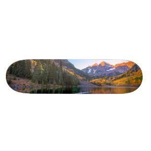 Maroon Bells Alpen Glow Skateboard