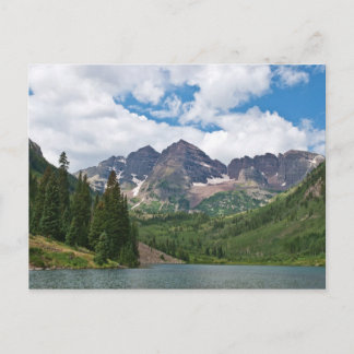 Maroon Bells and Maroon Lake Postcard