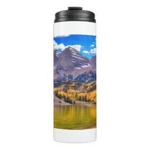 Maroon Bells in Aspen, Colorado Thermal Tumbler