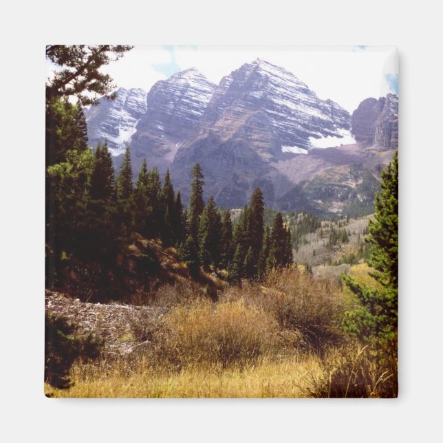 Maroon Bells in Autumn Magnet (Front)