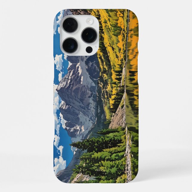 Maroon Bells iPhone Case (Back)